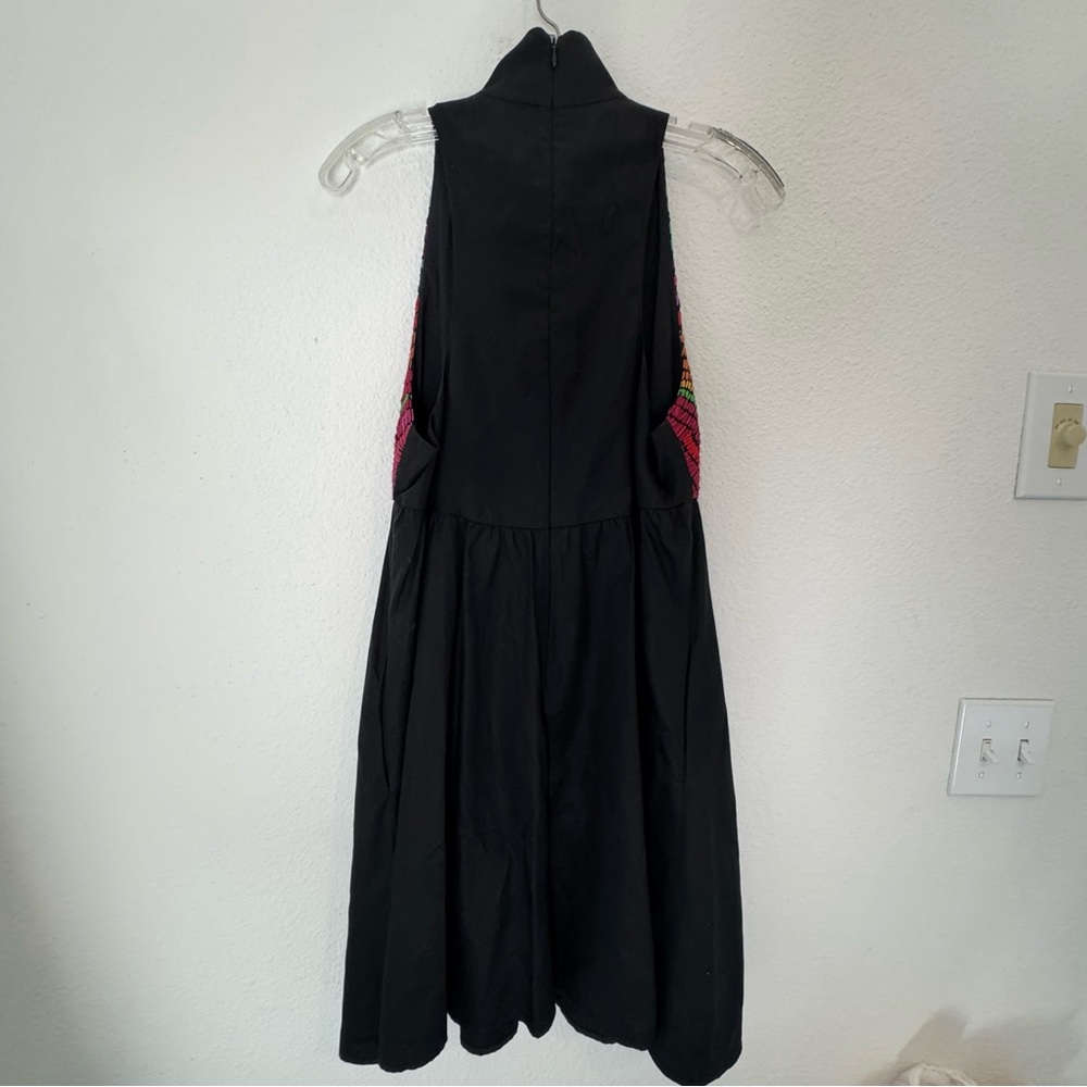 Mara Hoffman Embroidered Mini Dress Multicolor Racerback Fit Flare S - Picture 10 of 14